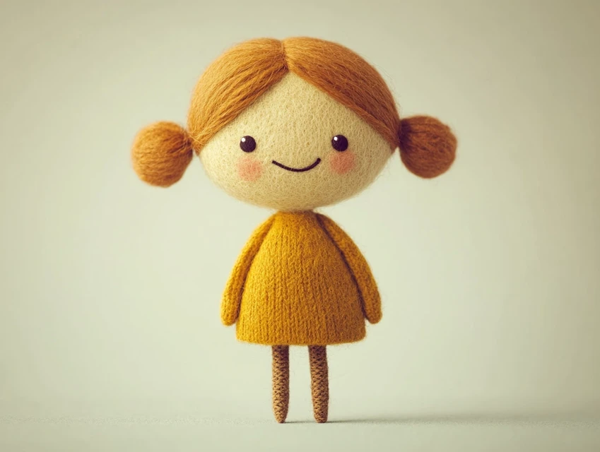 1970s Felt Toys: Midjourney v5.2-v7.0 AI Test - v6.1 - Image 4