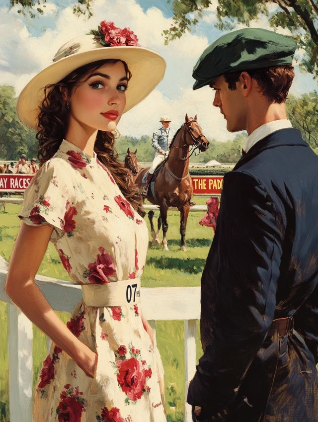 Jack Vettriano Style Midjourney Art: Version Deep Dive - v6.1 - Image 1