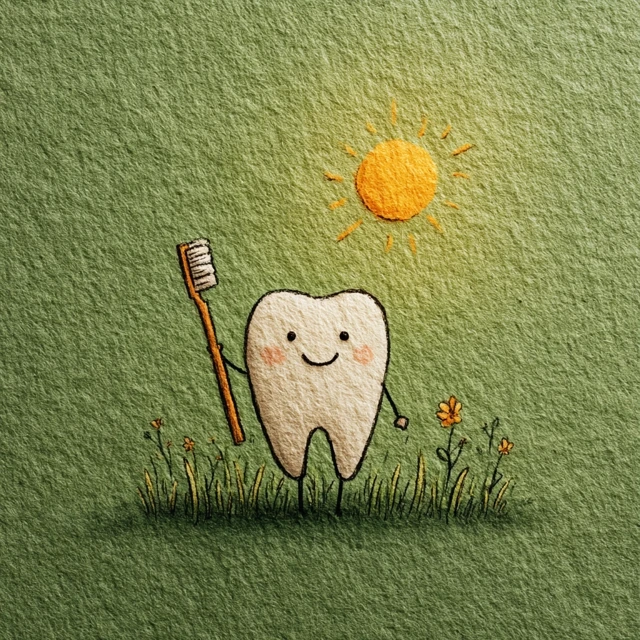 Cute Cartoon Tooth Illustration: MidJourney Version Showdown - v7.0 - Image 3