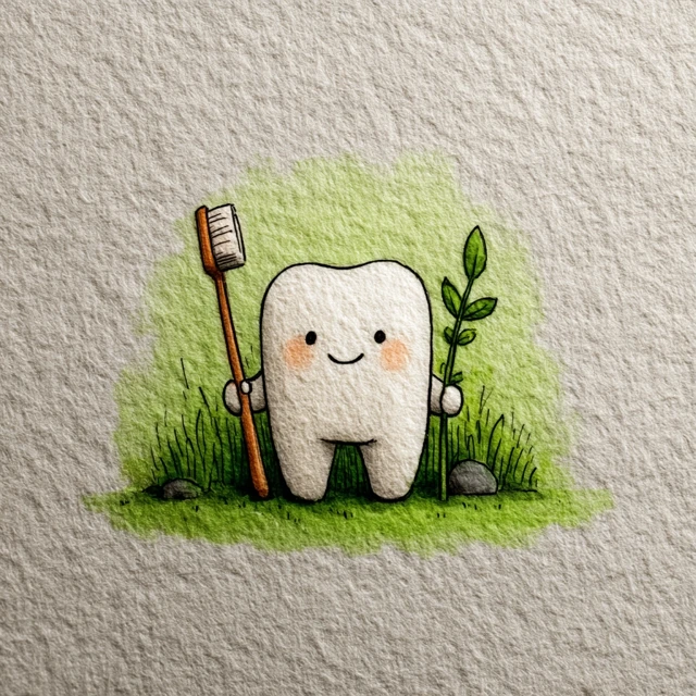 Cute Cartoon Tooth Illustration: MidJourney Version Showdown - v7.0 - Image 4