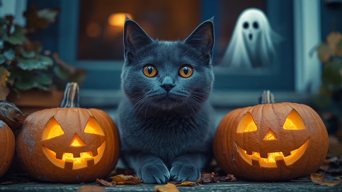 MidJourney Evolution: Halloween Porch Decorations Compared - v6.1 - Image 4