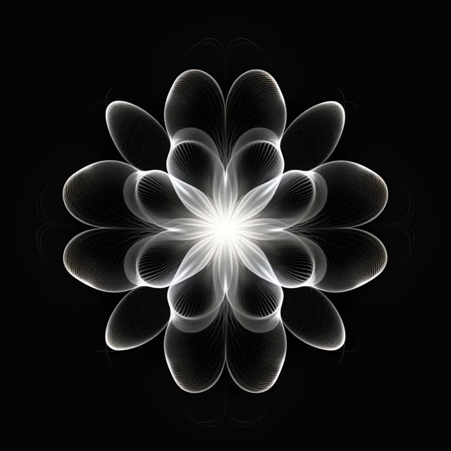 Parametric Flower Generative Art: Midjourney v5.2-v7.0 - v5.2 - Image 2