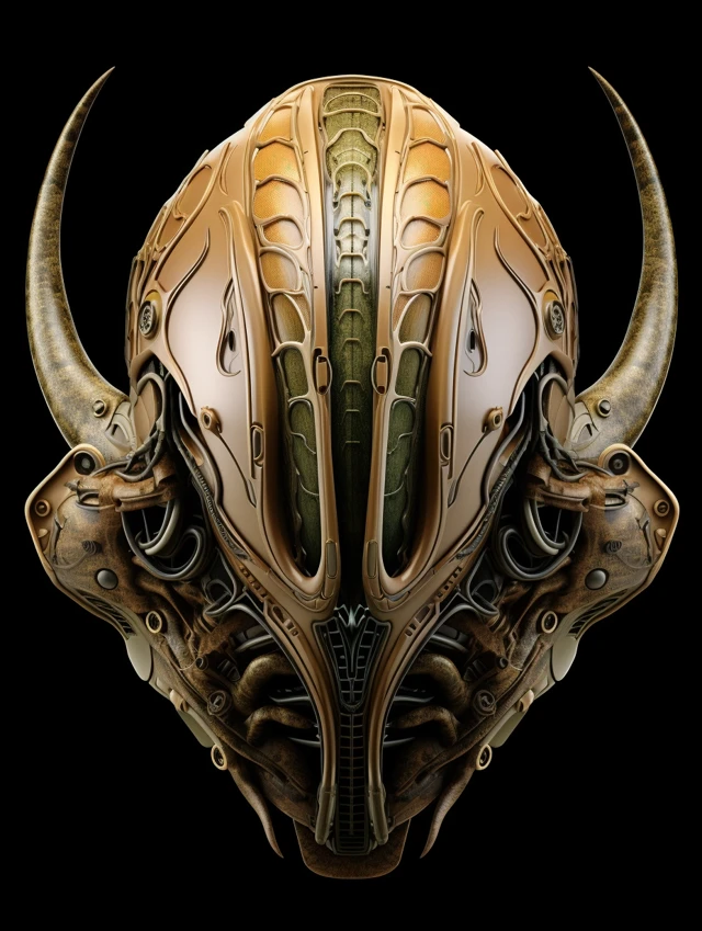 Bionic Plant Helmet Design Evolution: MidJourney v5-v7 - v5.2 - Image 4