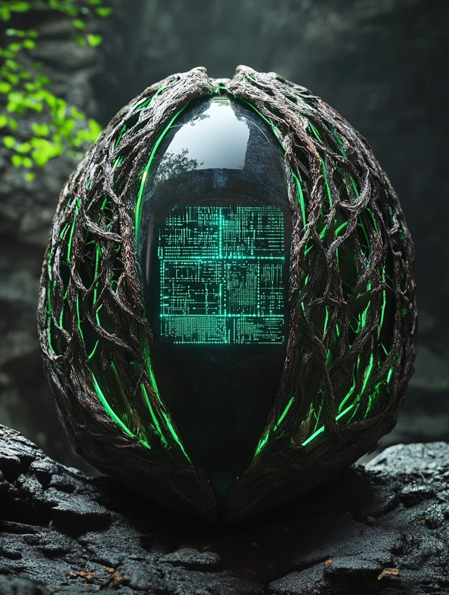 Bionic Plant Helmet Design Evolution: MidJourney v5-v7 - v6.1 - Image 3