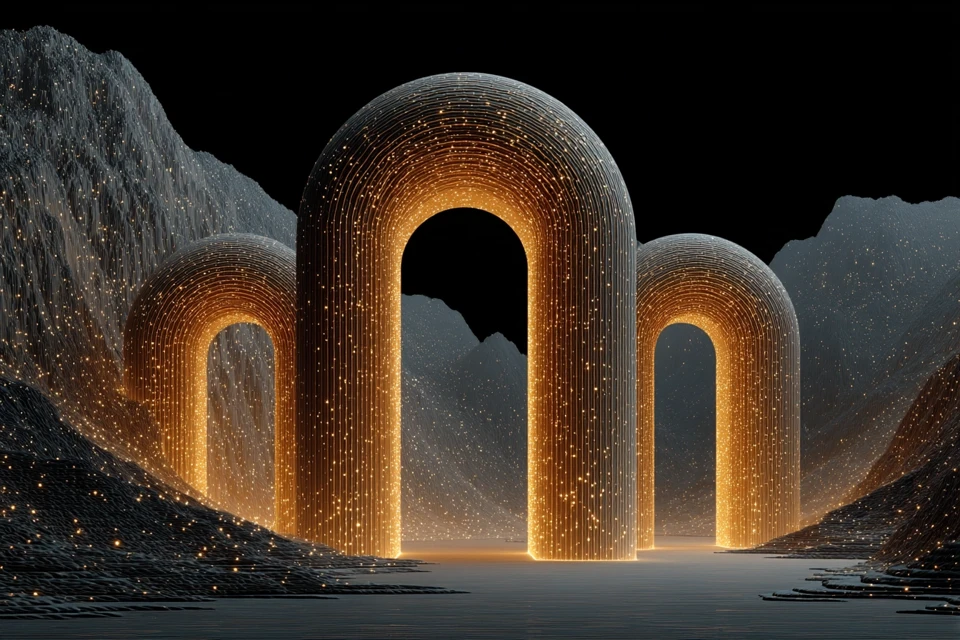 Midjourney’s Mystical Arch Portal Artwork: v5.2-v7 Review - v7.0 - Image 3