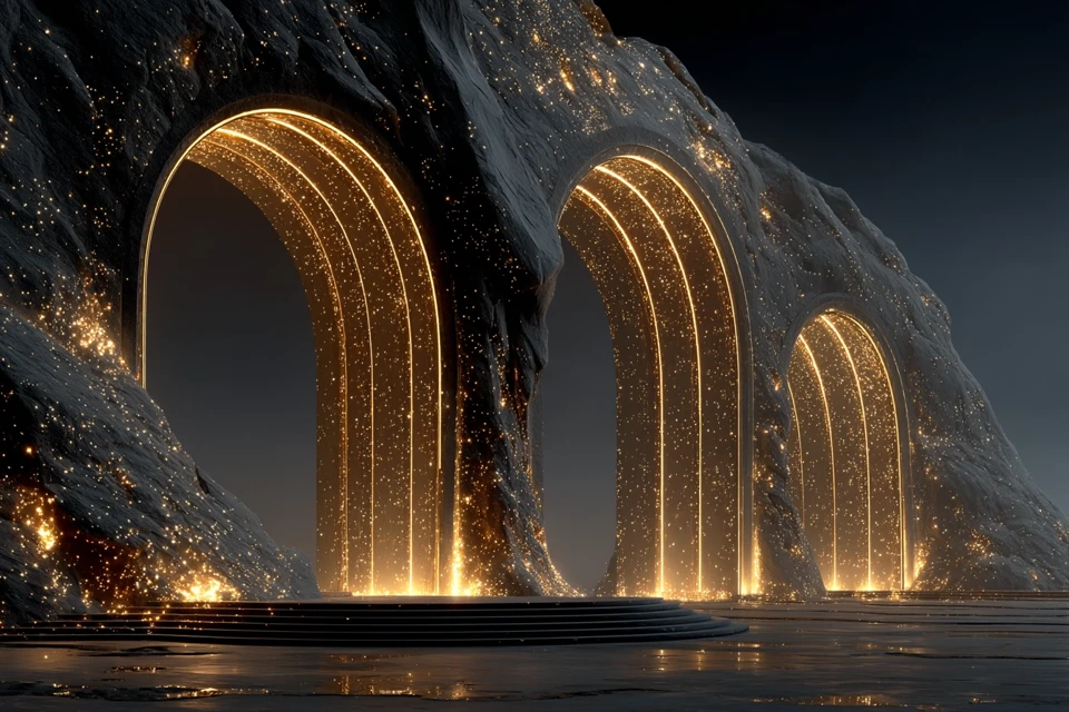 Midjourney’s Mystical Arch Portal Artwork: v5.2-v7 Review - v7.0 - Image 4