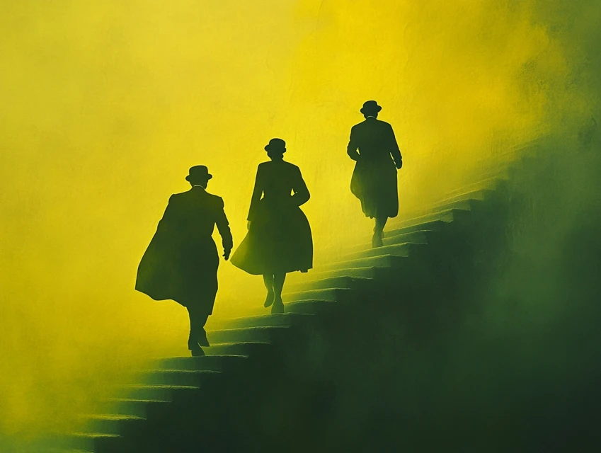 Surreal Impossible Staircase: Midjourney v5-v7 Test - v6.1 - Image 3