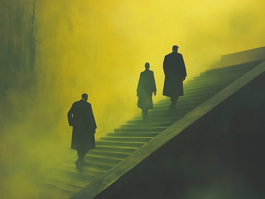Surreal Impossible Staircase: Midjourney v5-v7 Test - v6.1 - Image 4