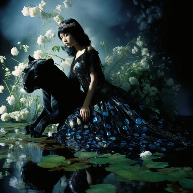Moonlit Surrealism: Tim Walker Style Evolution in MidJourney - v5.2 - Image 2