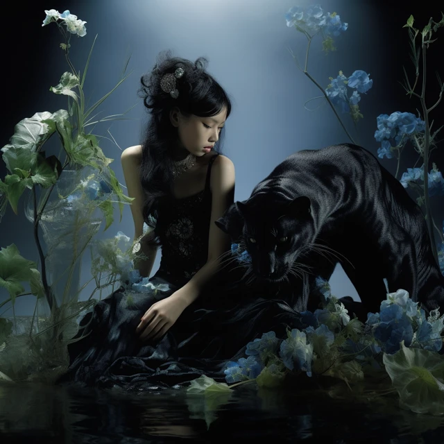 Moonlit Surrealism: Tim Walker Style Evolution in MidJourney - v5.2 - Image 3