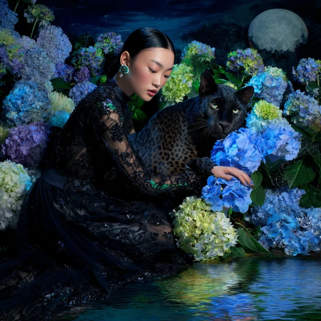 Moonlit Surrealism: Tim Walker Style Evolution in MidJourney - v7.0 - Image 4