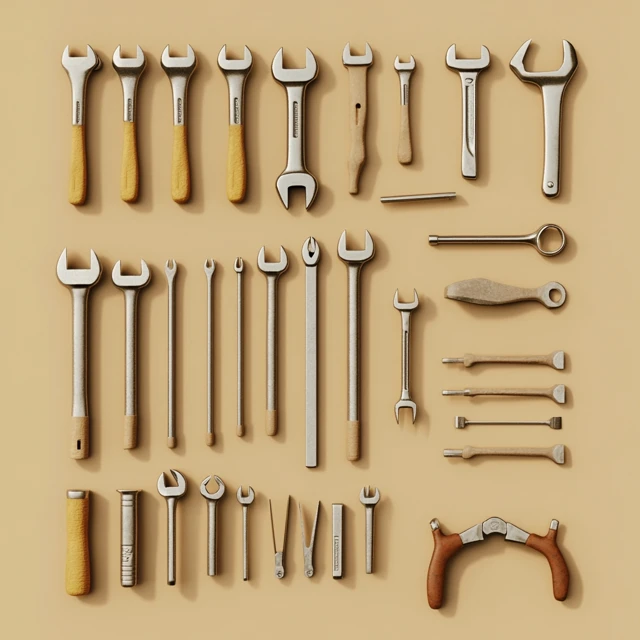 MidJourney: Best Isometric Medieval Tool Grid Renders v5-v7 - v6.1 - Image 3
