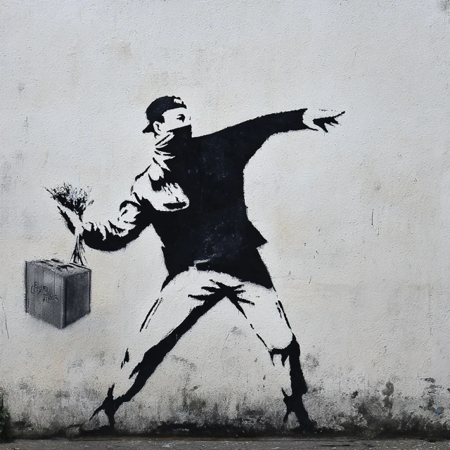 Banksy Stencil Art: Midjourney Version Comparison - v7.0 - Image 4