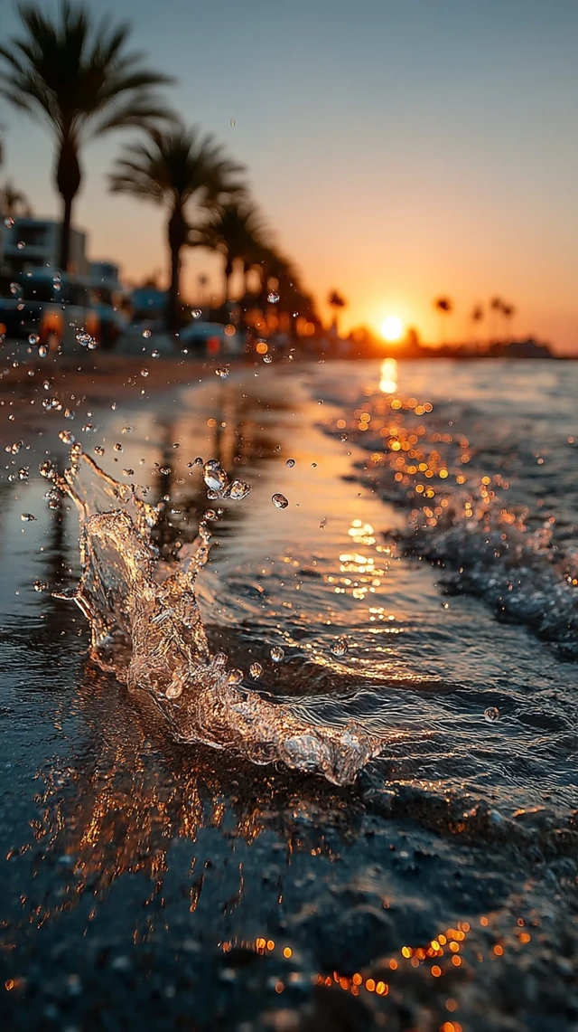 Midjourney Sunset Bokeh: v5.2 vs v6.1 vs v7.0 Cinematic Test - v7.0 - Image 4