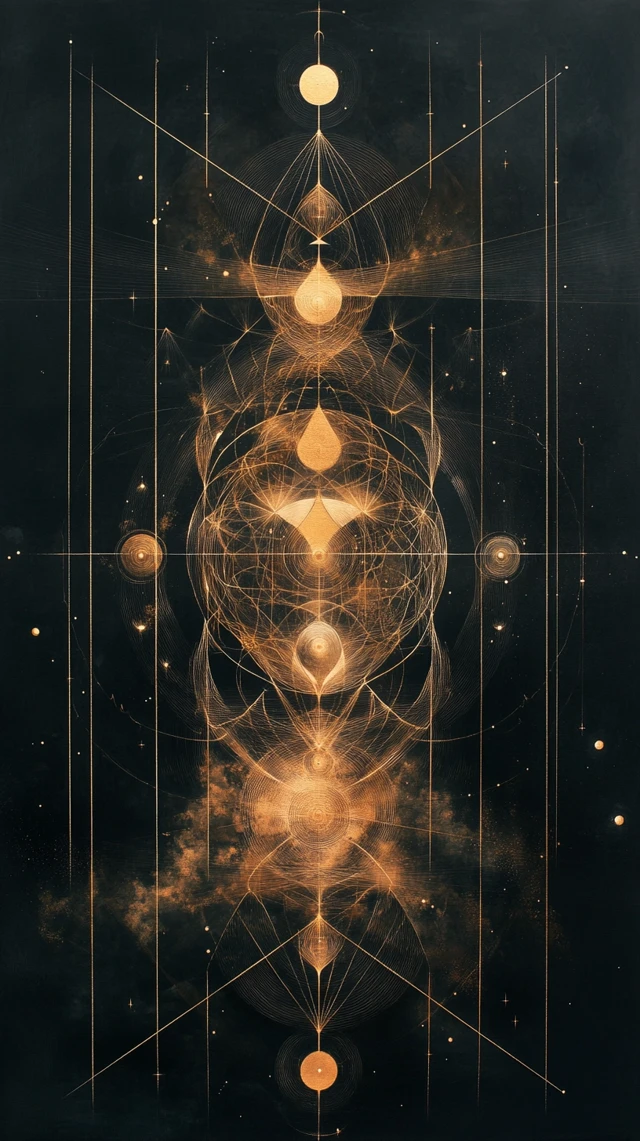 Sacred Geometry Art: Midjourney’s Evolution Across Versions - v6.1 - Image 3