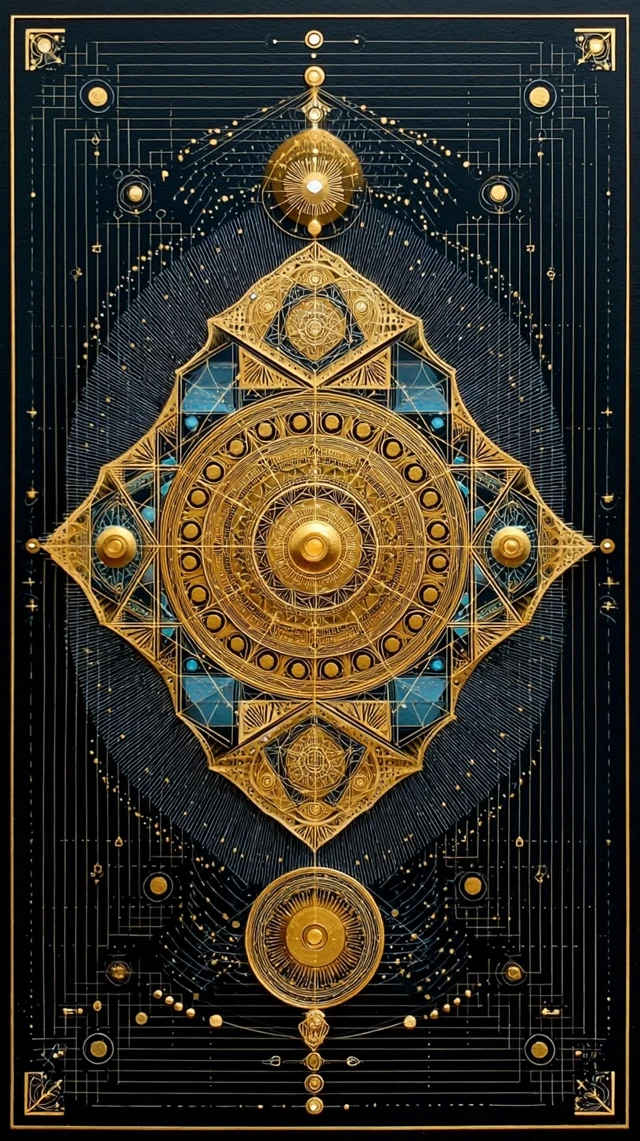 Sacred Geometry Art: Midjourney’s Evolution Across Versions - v7.0 - Image 3