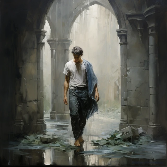 Midjourney Ruin Art: v5.2 v6.1 v7.0 Evocative Scenes Test - v5.2 - Image 3