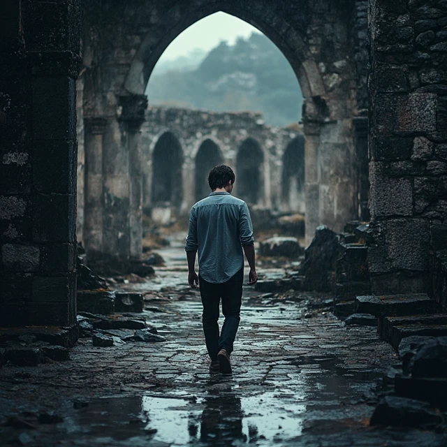 Midjourney Ruin Art: v5.2 v6.1 v7.0 Evocative Scenes Test - v6.1 - Image 2