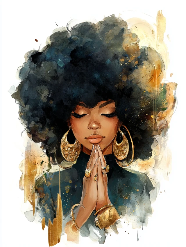 Evolving African American Spiritual Art in Midjourney - v7.0 - Image 3
