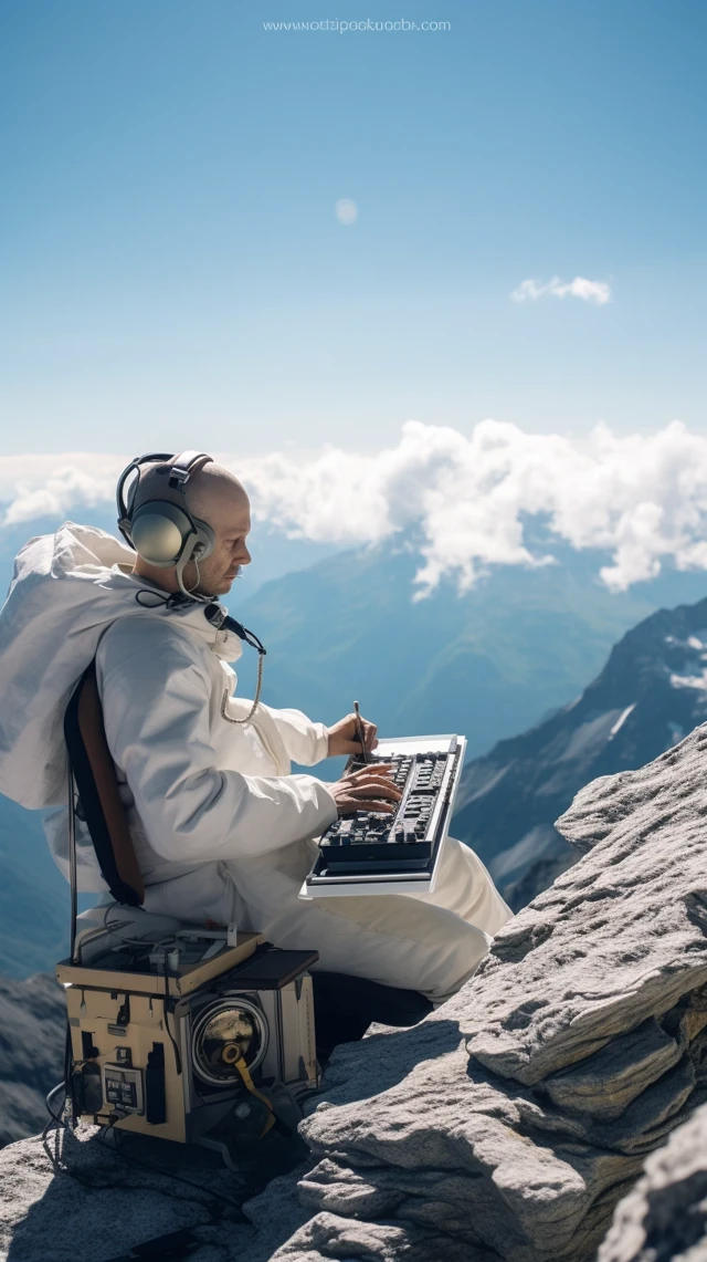 Cyberpunk Mountain Musicians: MidJourney V5-V7 Compared - v5.2 - Image 2