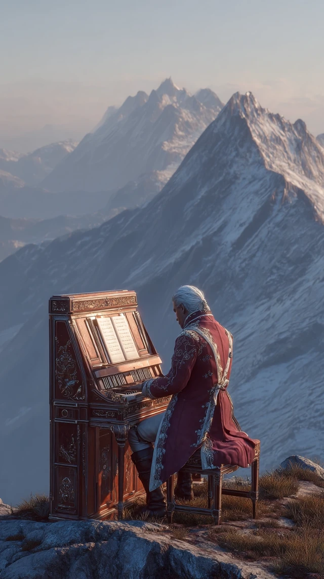 Cyberpunk Mountain Musicians: MidJourney V5-V7 Compared - v7.0 - Image 3