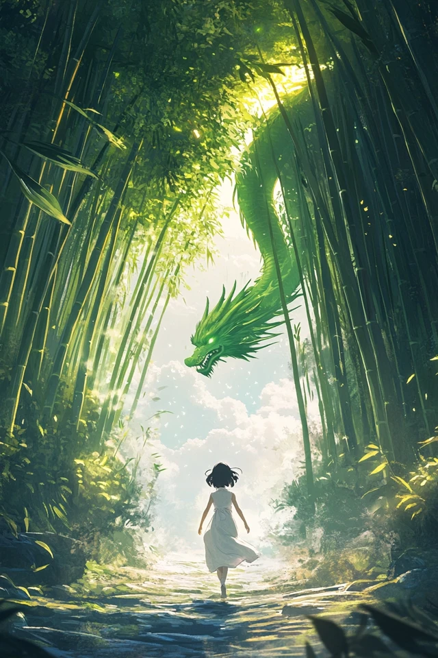 Ghibli Dragon Scene: Midjourney v5.2 v6.1 v7.0 Compared - v6.1 - Image 4