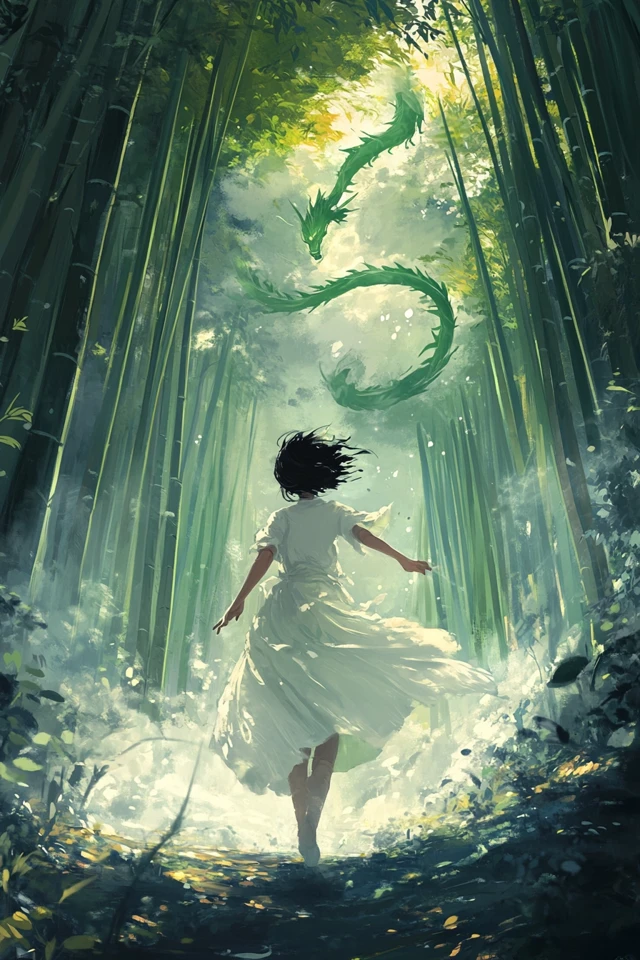 Ghibli Dragon Scene: Midjourney v5.2 v6.1 v7.0 Compared - v6.1 - Image 3