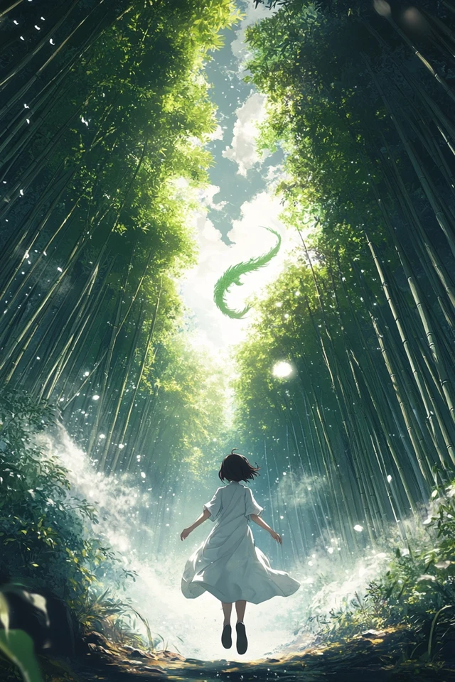 Ghibli Dragon Scene: Midjourney v5.2 v6.1 v7.0 Compared - v6.1 - Image 2