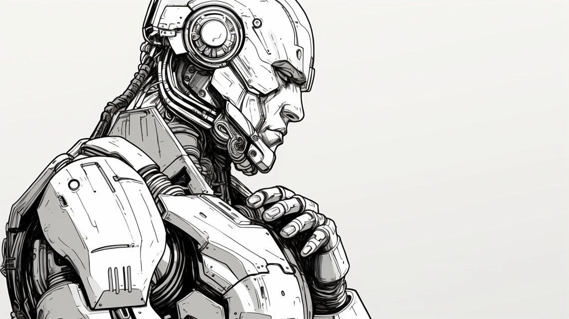 Midjourney: Retro Comic Robot Inking v5.2-v7.0 Compared - v5.2 - Image 2
