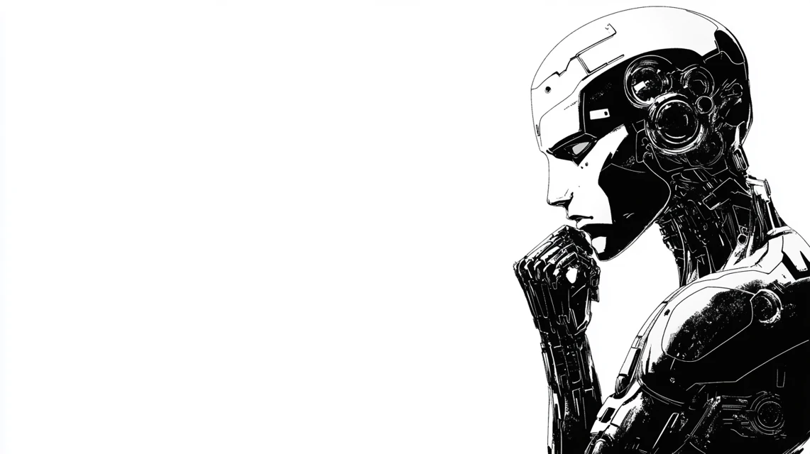 Midjourney: Retro Comic Robot Inking v5.2-v7.0 Compared - v6.1 - Image 4
