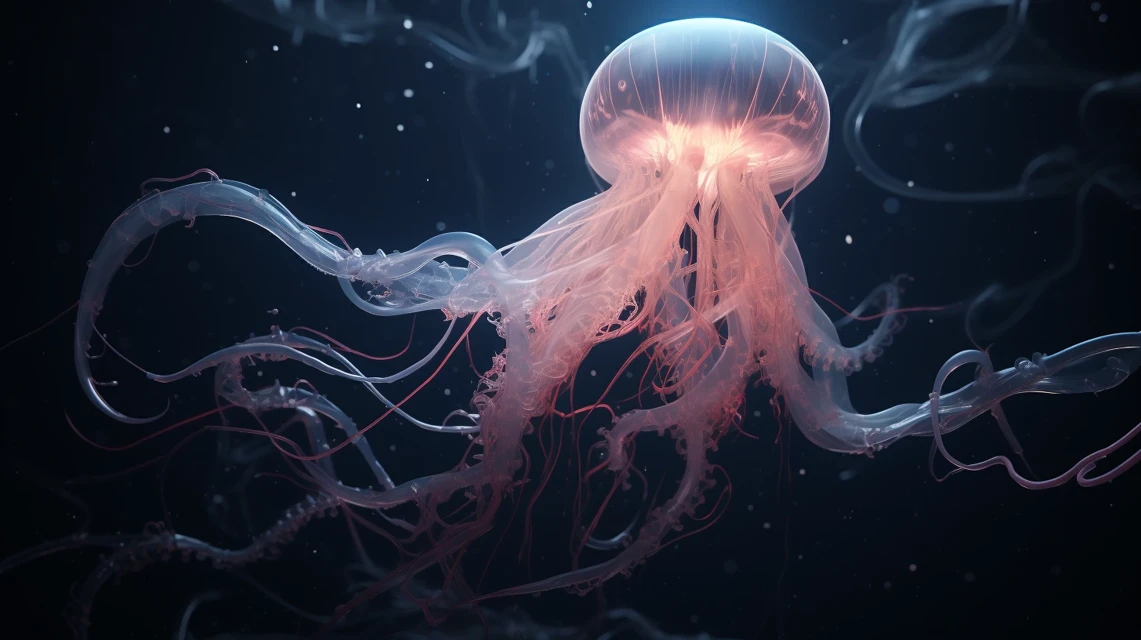 Ghostly Abyssal Organisms: Midjourney’s Evolution v5-v7 - v5.2 - Image 2