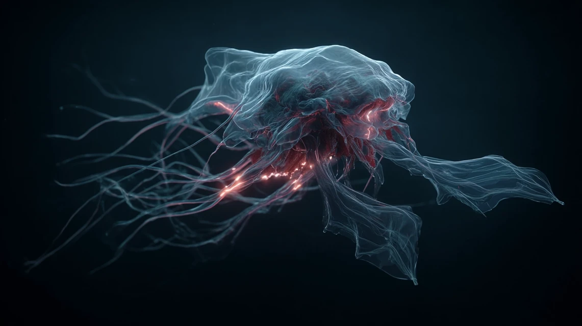 Ghostly Abyssal Organisms: Midjourney’s Evolution v5-v7 - v7.0 - Image 4