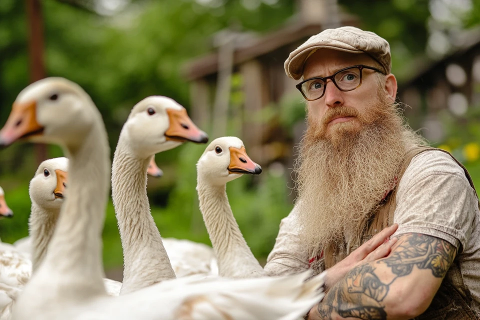 Midjourney v7 vs v6 vs v5: Ultimate Geese Classroom Humor - v6.1 - Image 3