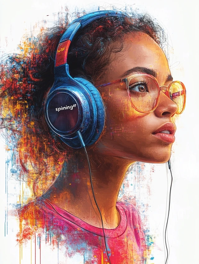 Music Visualization Art: MidJourney v5.2 to v7.0 Comparison - v6.1 - Image 3