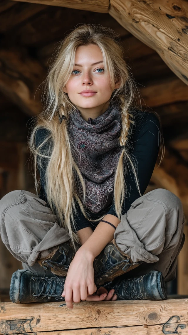 Midjourney Peasant Girl: Raw Style v5.2-v7.0 Test - v7.0 - Image 4