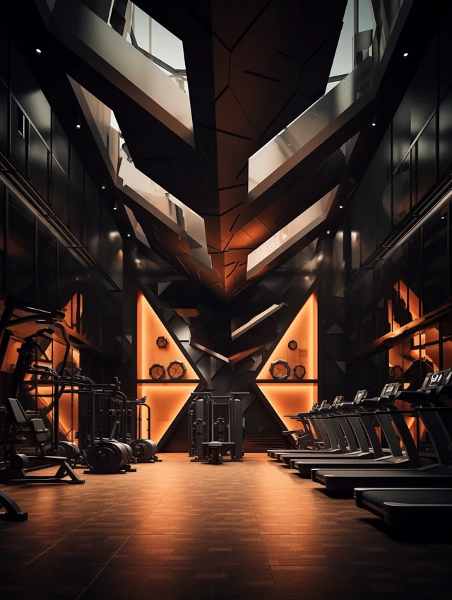 MJ Low-Light Geometric Gym Designs: v5.2-v7.0 Comparison - v5.2 - Image 3