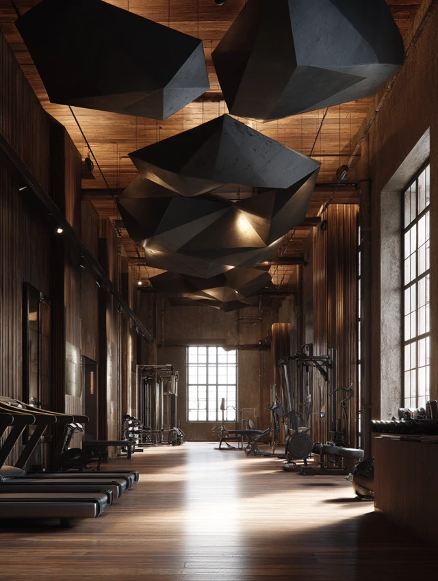 MJ Low-Light Geometric Gym Designs: v5.2-v7.0 Comparison - v7.0 - Image 4