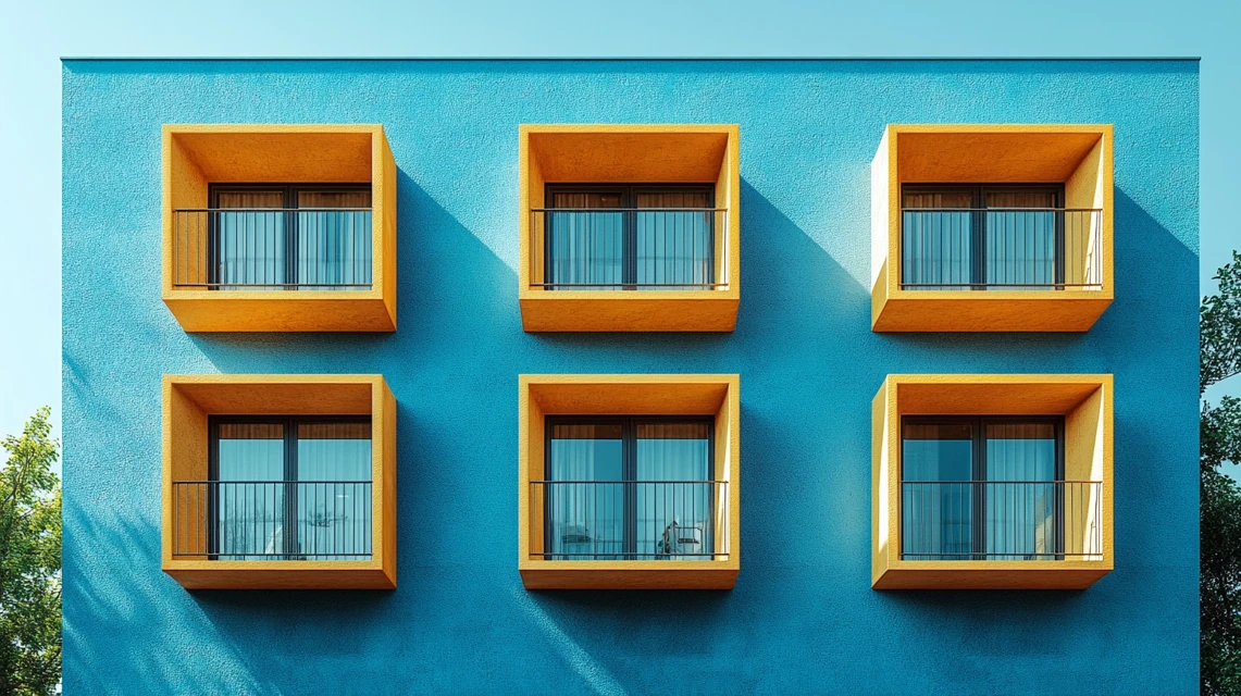 Minimalist Pastel Architecture: Midjourney v5.2-v7 Comparison - v6.1 - Image 3