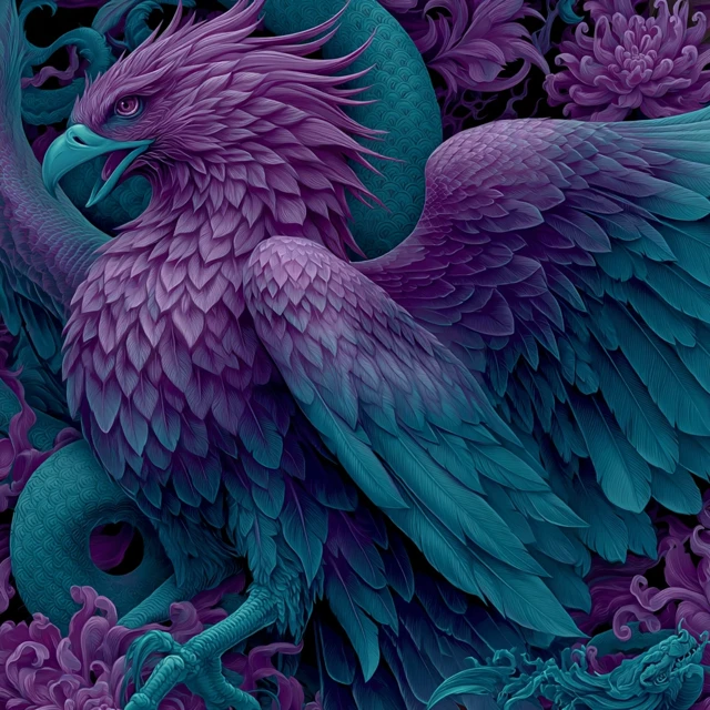 Ultimate 80s Retro Phoenix Art: Midjourney v5.2 vs v6.1 vs v7.0 - v7.0 - Image 3