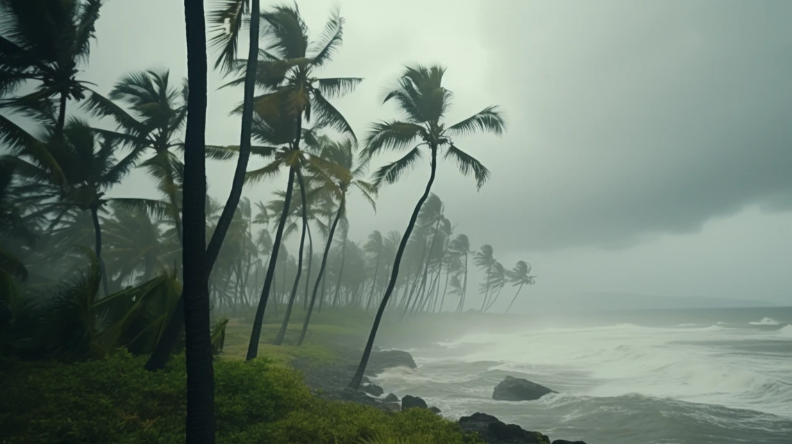 Midjourney Moody Hurricane Scene: v5.2-v7.0 Comparison - v5.2 - Image 3