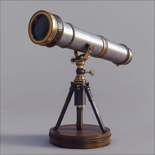 Galileo Telescope 3D Model: Midjourney Version Showdown - v6.1 - Image 3