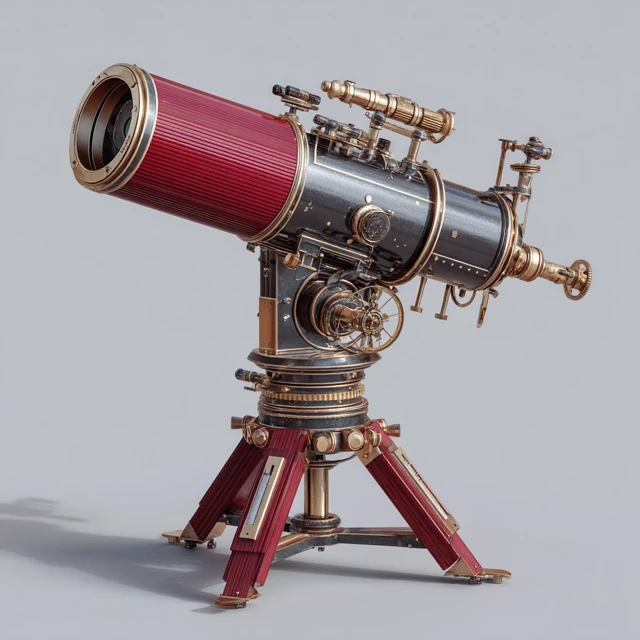 Galileo Telescope 3D Model: Midjourney Version Showdown - v7.0 - Image 2