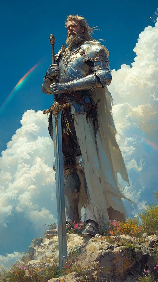 Heroic Fantasy Scene Generation: Midjourney v5-v7 Test - v6.1 - Image 3
