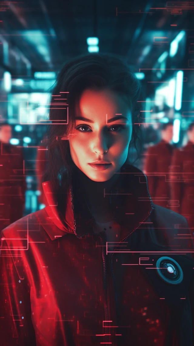 Cyberpunk HUD Interface Evolution: Midjourney v5.2 to v7.0 - v5.2 - Image 3