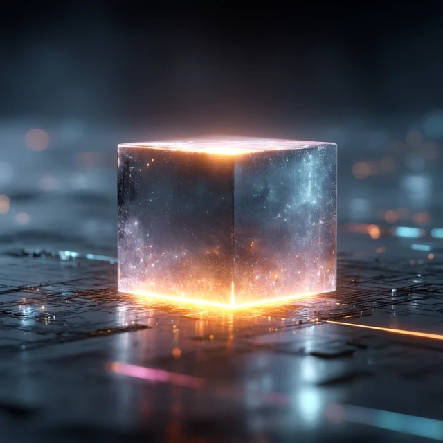 Futuristic Web3 Cube Art: Midjourney v5.2-v7 Comparison - v7.0 - Image 3