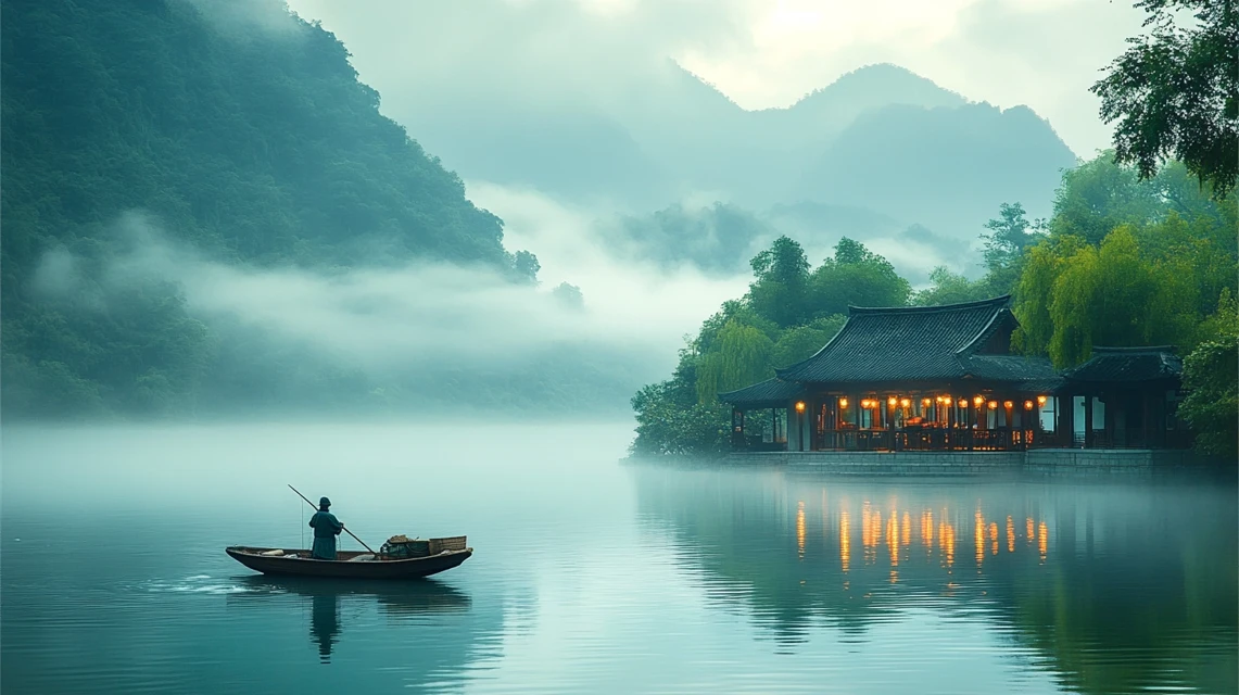 Comparing Midjourney v5-v7 for Song Dynasty Landscape Photography - v6.1 - Image 3