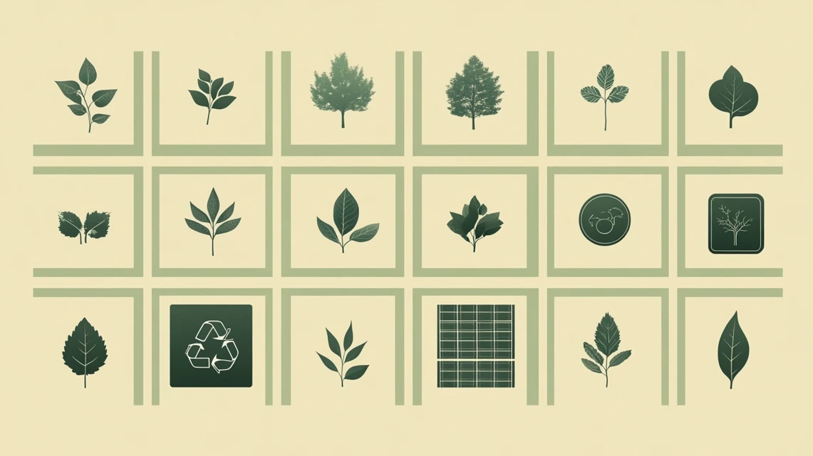 Eco Icons: Midjourney v5.2, v6.1, v7.0 Vector Comparison - v6.1 - Image 3