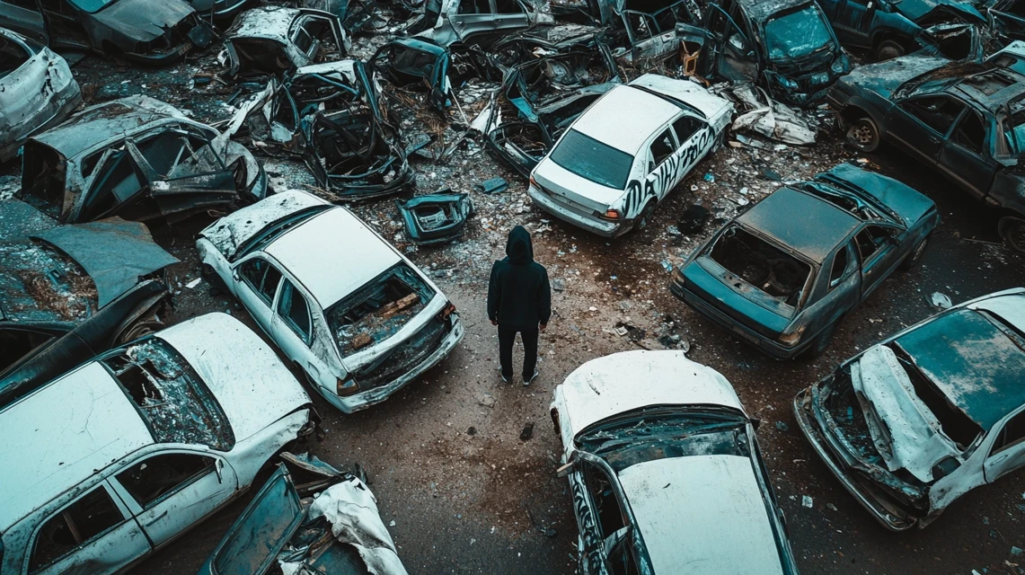 Midjourney v7 vs v6.1 vs v5.2: Post-Apocalyptic Scene Mastery - v6.1 - Image 3