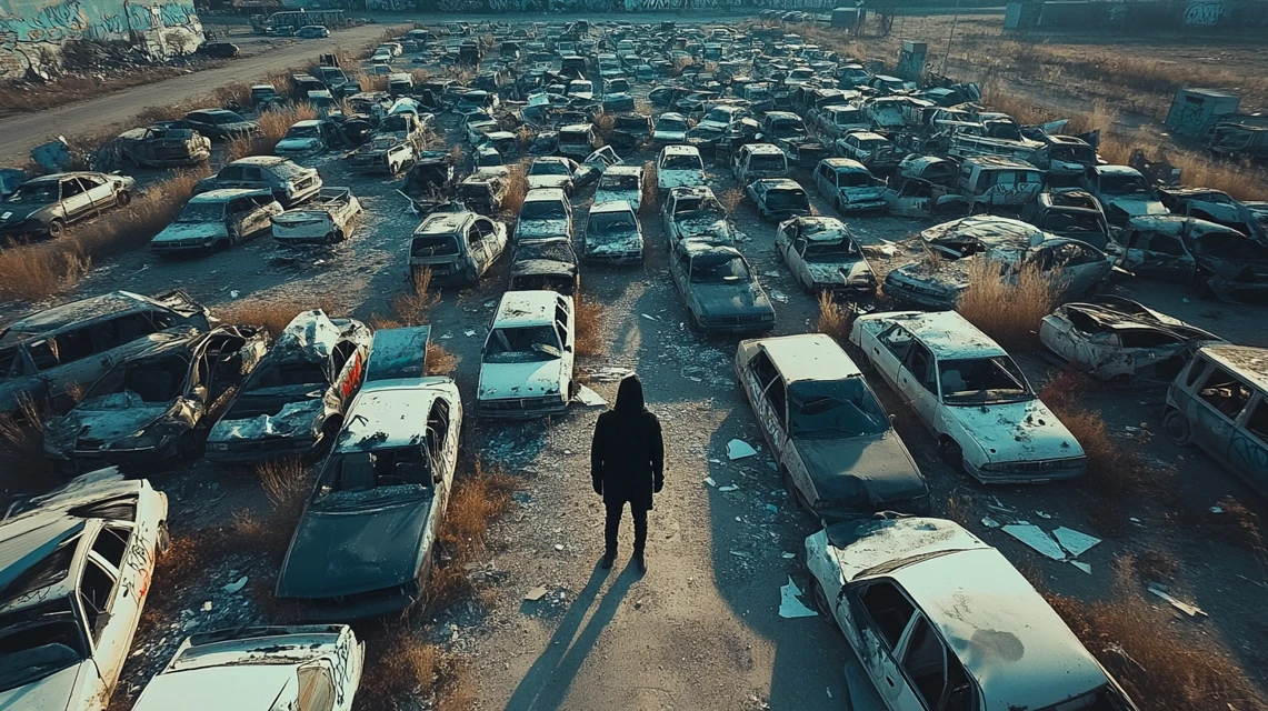 Midjourney v7 vs v6.1 vs v5.2: Post-Apocalyptic Scene Mastery - v6.1 - Image 2