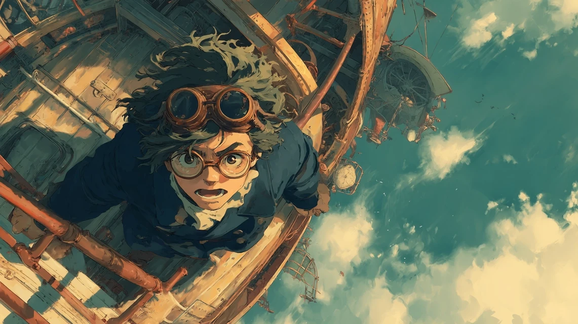 Midjourney’s Steampunk Anime Art Evolution: v5.2 to v7.0 - v7.0 - Image 4